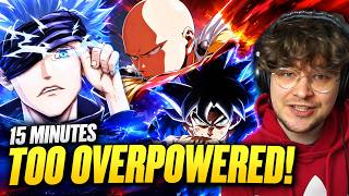 Every "OP" Anime Character Explained In 15 Minutes Reaction