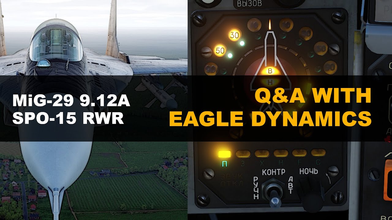 MiG-29's SPO-15 RWR: Q&A with Eagle Dynamics - YouTube