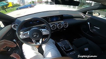 2021 Mercedes CLA 200 AMG Line Test drive POV - Part 1 by Supergimm