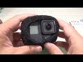 ゴープロの風防はリストバンドでバッチグー！
