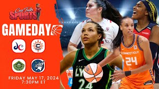 🚀🏀 Game On: Auntie Cess Live for WNBA Friday Night Double Header 🔥🌟