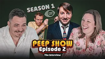 The Most AWKWARD Job Interview Ever 😂 Americans React to Peep Show S1E2