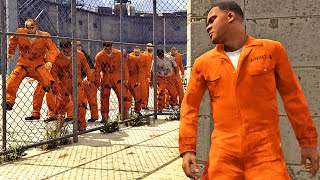 الهروب من السجن في كارثة الزومبي لعبة جي تي اي 5 | GTA V Prison Break in a Zombie Apocalypse