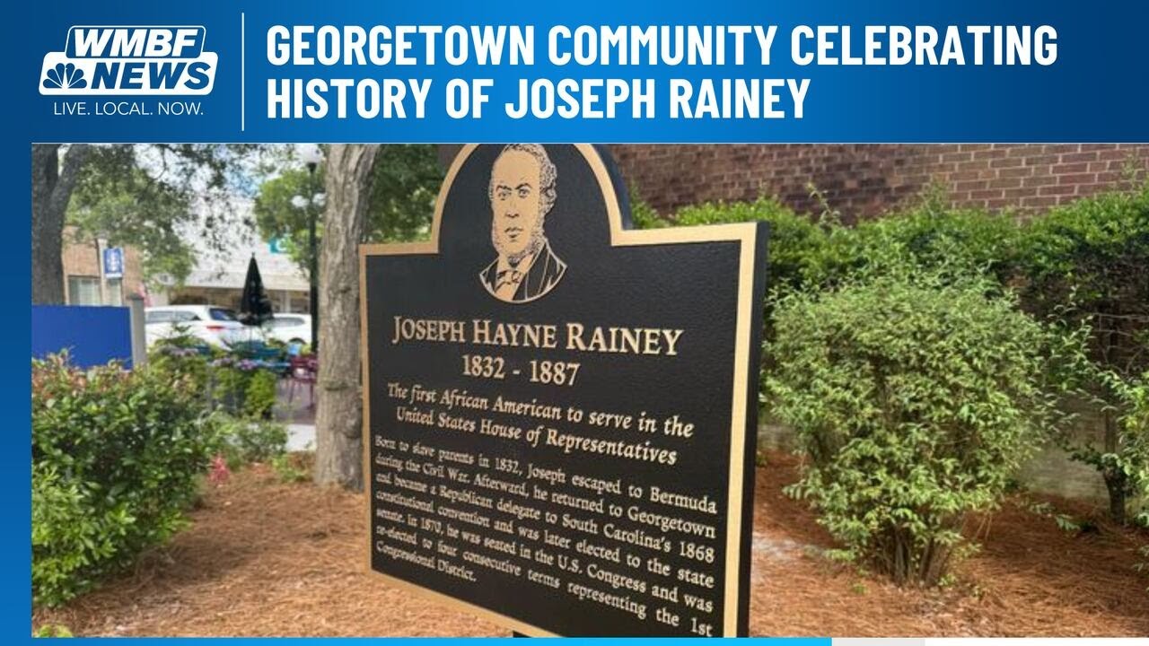 Georgetown community celebrating history of Joseph Rainey