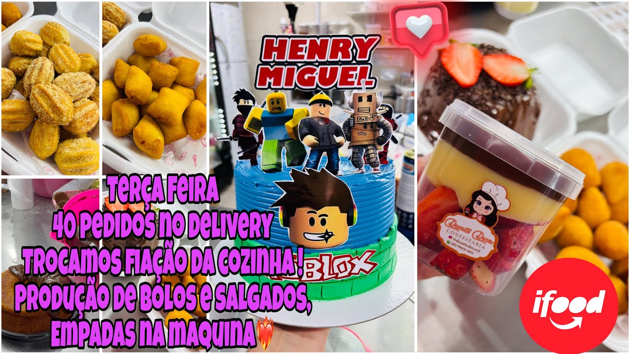 Produção de bolos/ salgados /empadas/ delivery de terça feira! #vlog #confeitaria #ifood 