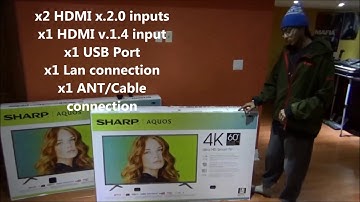 Sharp AQUOS 60 inch LED  4K UHD HDR  SMART TV