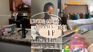 Living Alone Diaries | Moving Vlog Ep.1 : My first Apartment, having faith & getting organized