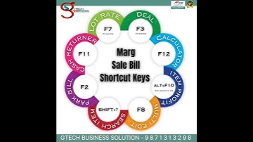 Marg Shortcut Keys use in Sale Bill #margerp #margsoftware #software #erp #shorts