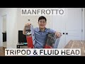 Manfrotto tripod  fluid head quick look