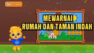 Mewarnai Rumah Idaman dengan Taman Hijau yang Segar 🌳🏡 | Coloring Games Fun! screenshot 4