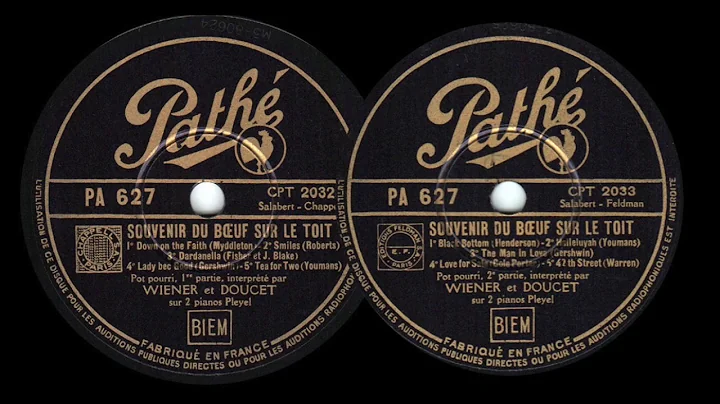 1933 Jean Wiener et Clement Doucet: Souvenir du Bo...