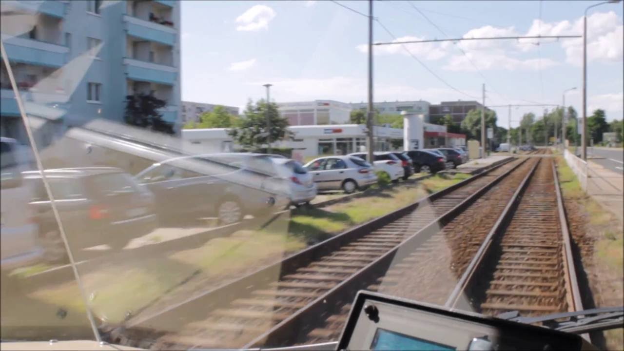 Dessau Linie 4 - Hauptbahnhof bis Kreuzbergstraße und Einrücker zum Friedhof III
