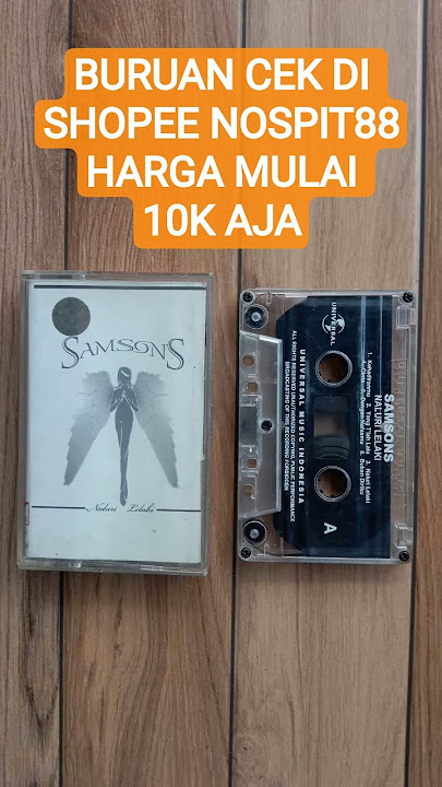 Kaset Pita Samsons – Naluri Lelaki | Original, Langka, Siap Koleksi! #nostalgia #music #coversong
