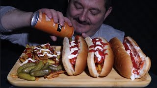 Asmr Mukbang Sosisli Sandviç