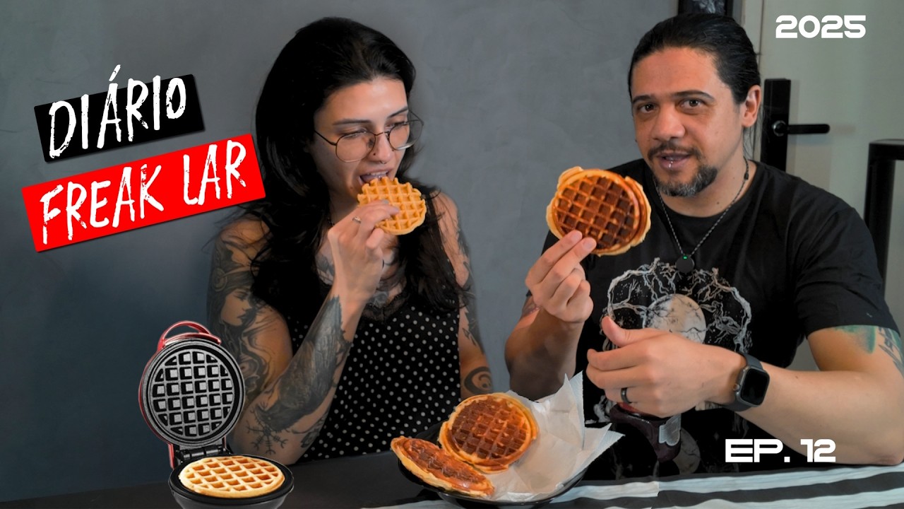 Testei a  Mini Máquina de waffle