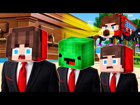 JJ and Mikey vs BUS EATER MS TOONS - Coffin Dance Song (COVER)