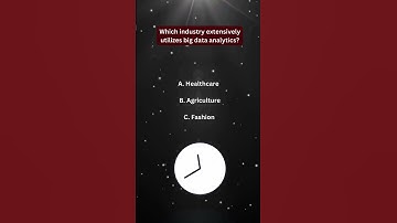 Which industry extensively utilizes big data analytics?