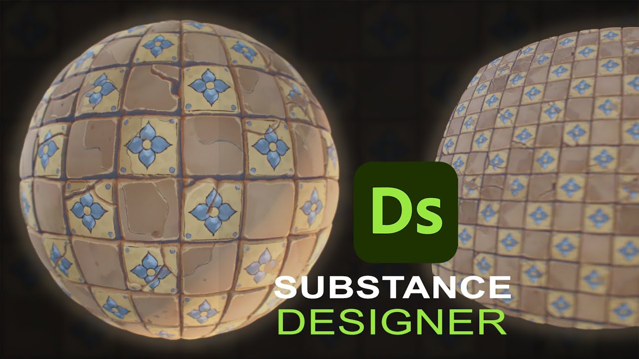 BROKEN TILES | SUBSTANCE DESIGNER - YouTube