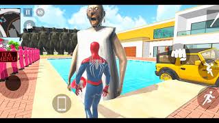 Spider-Man vs Squid Game Guards & Godzilla Army! 🦖 | Indian Theft Aura Simulator screenshot 2