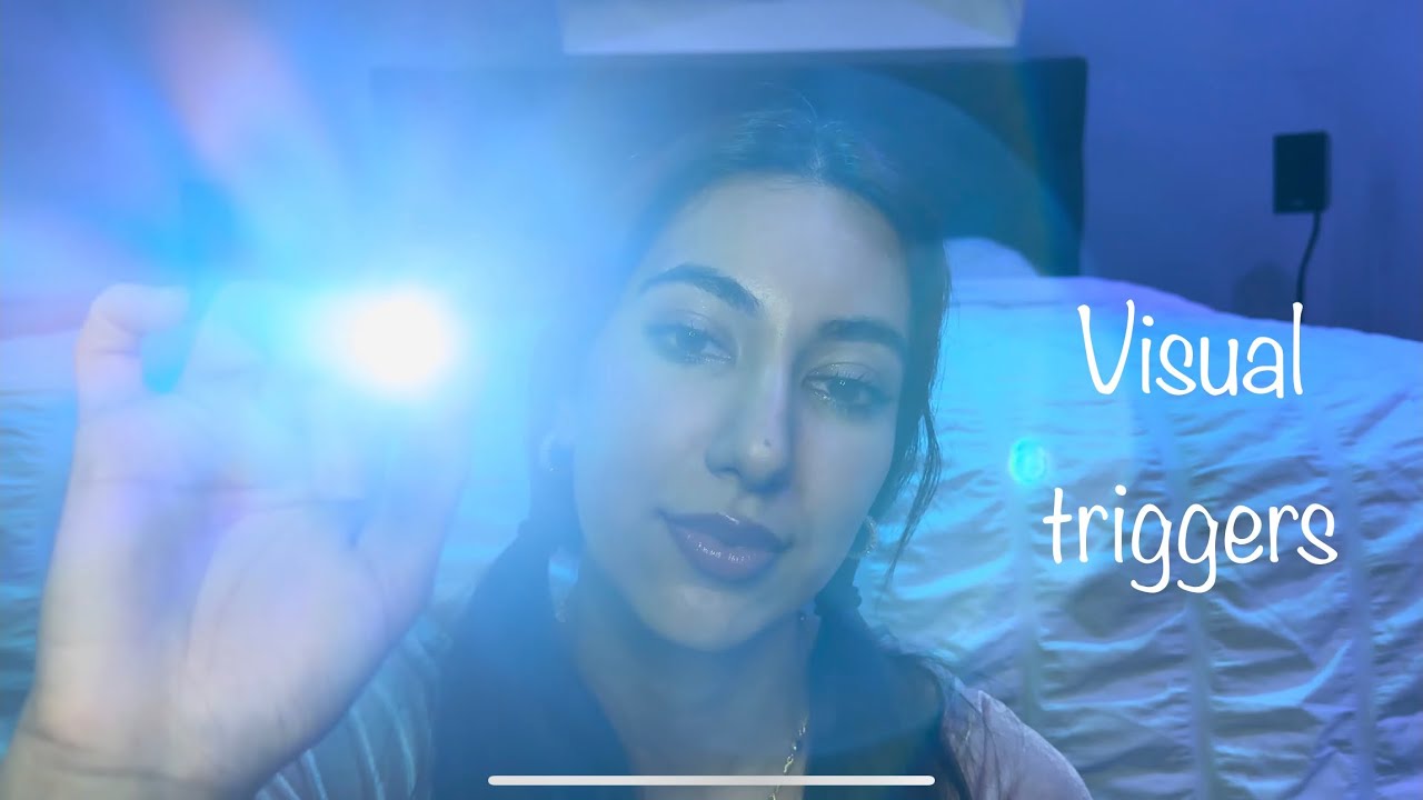 ASMR 4K VISUAL triggers to help you sleep (Up close Hand movements and ...