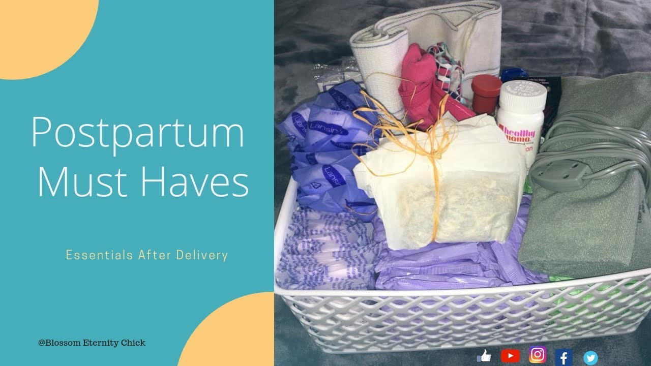 Postpartum Basket Must Haves