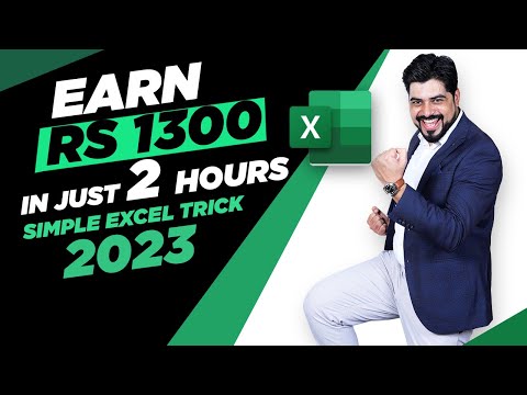 Excel trick to earn 1300 per project in just 2 hours