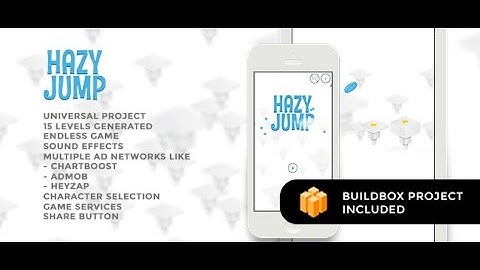HazyJump iOS Android BuildBox source code - sellmyapp.com
