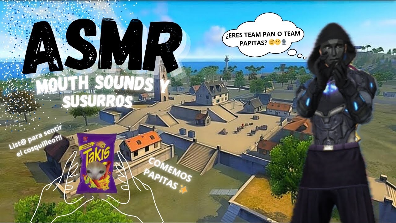 ASMR | Para dormir (Sensible) Free fire / ¿Eres team pan o team papitas? 🔫😼✨