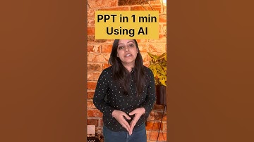How to make PowerPoint presentation in 1 min using AI on mobile phone & PC #shorts #powerpoint