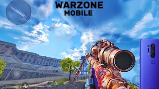 WARZONE MOBILE ON  ONEPLUS 8 SNAPDRAGON 865 GAMEPLAY