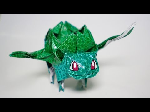 Origami Pokemon - Bulbasaur handledning - DIY (Henry Phạm)