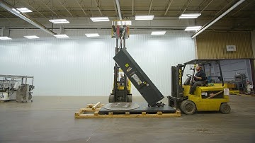 How To Erect and Lay Down a Wulftec Stretch Wrapper Mast