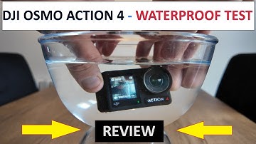 DJI Osmo Action 4 - WATERPROOF TEST review