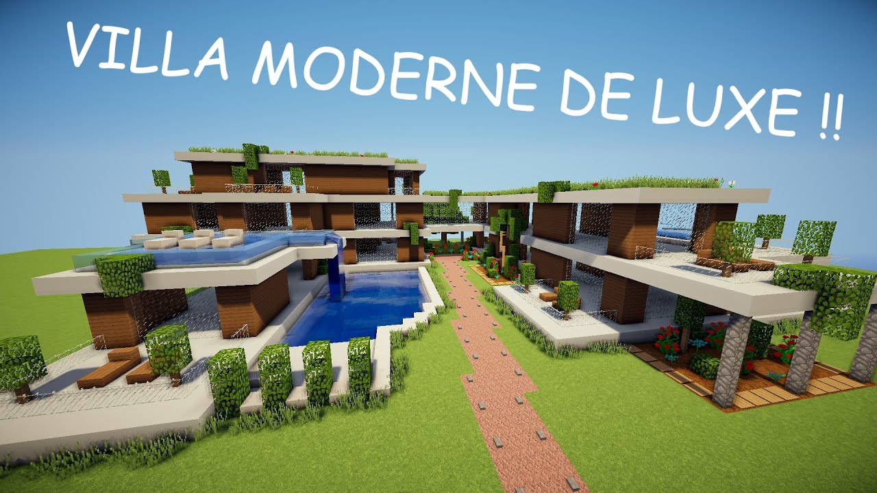 TUTO #44 | Comment Faire une Villa Moderne de Luxe sur MINECRAFT