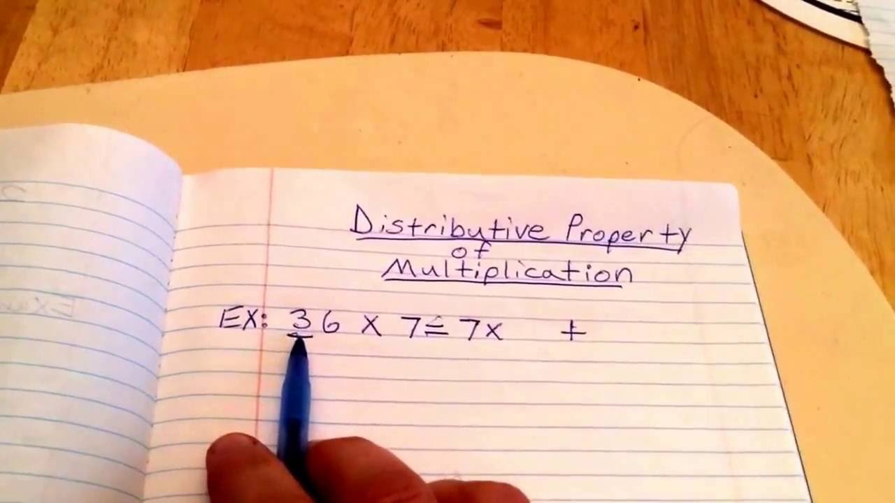 Two digit By One digit multiplication Using distributive property part 1 YouTube