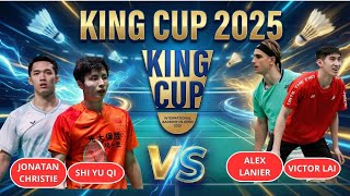 JONATAN CHRISTIE/SHI YU QI VS ALEX LANIER/VICTOR LAI|KING CUP 2025