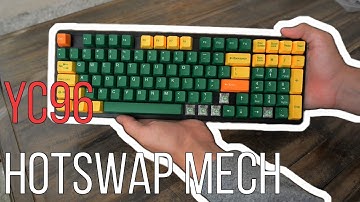 YC96 with Kailh BOX Jades Unboxing & Typing Sounds