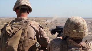 Training with 40mm Mark-19 Automatic Grenade Launcher. #war #army #fire 