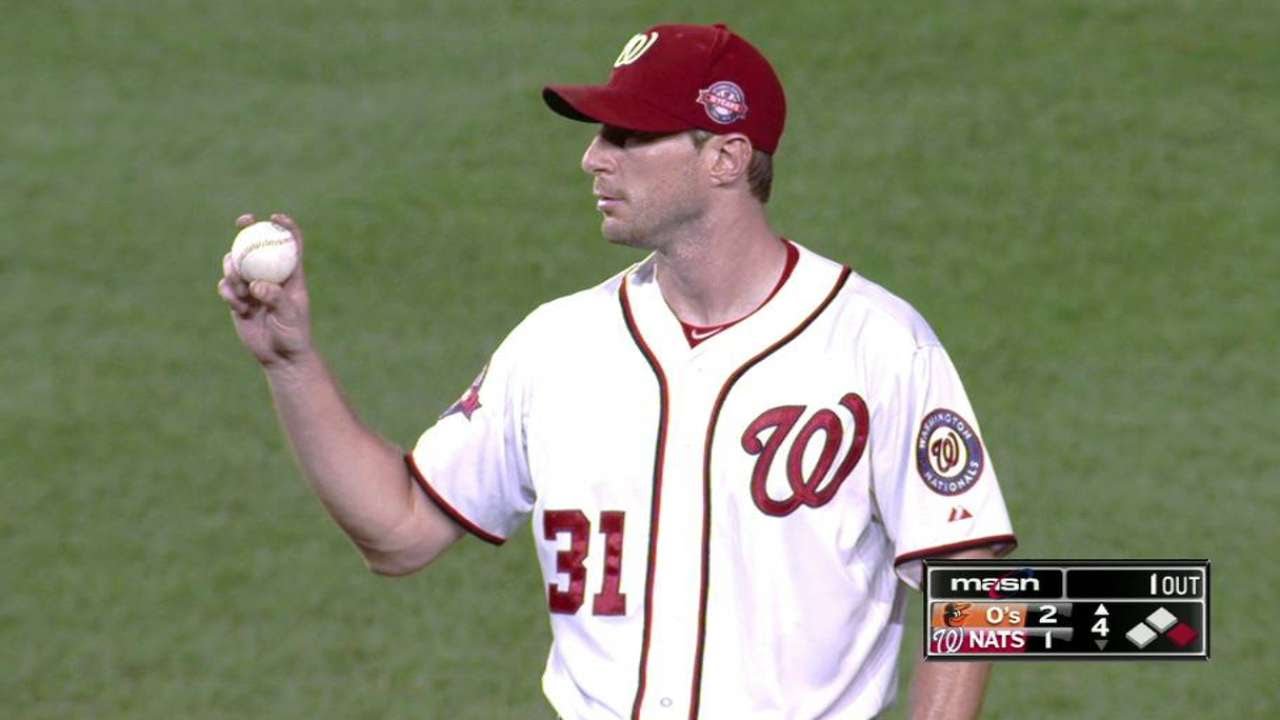 BAL@WSH: Scherzer collects 243rd K, sets Nats record