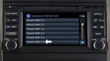 2017 NISSAN Sentra - SiriusXM® Smart Favorites (if so equipped)