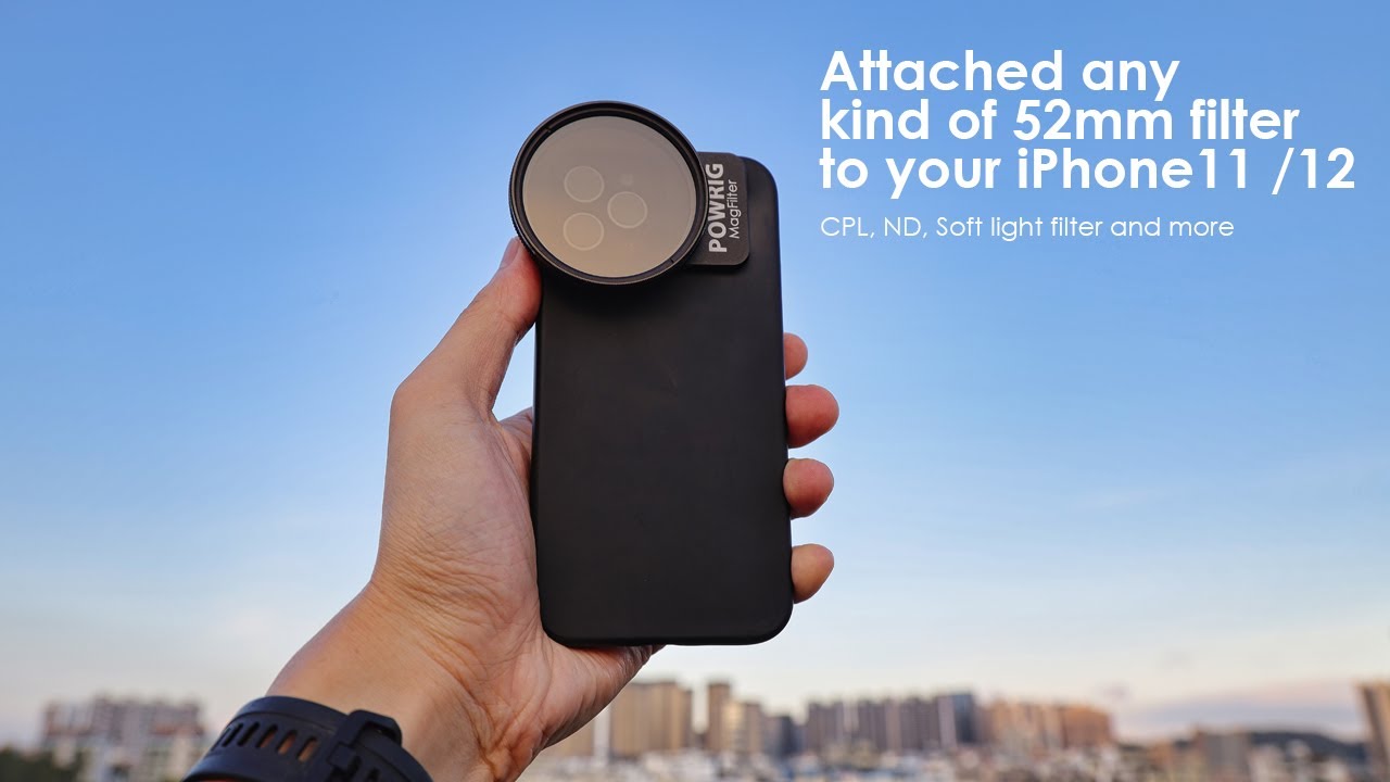 powrig magnetic lens filter for iPhone11 iPhone12  