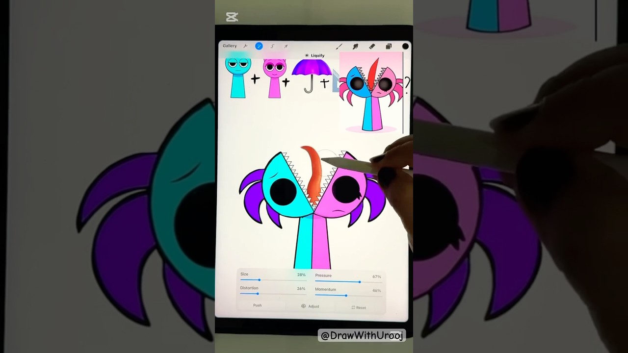 I made Sprunki Semi Hemi with emojimixing 