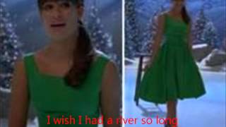 River- glee with lyrics