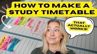 How to make a REALISTIC Study table |  2357 Revision method (it works every time!)