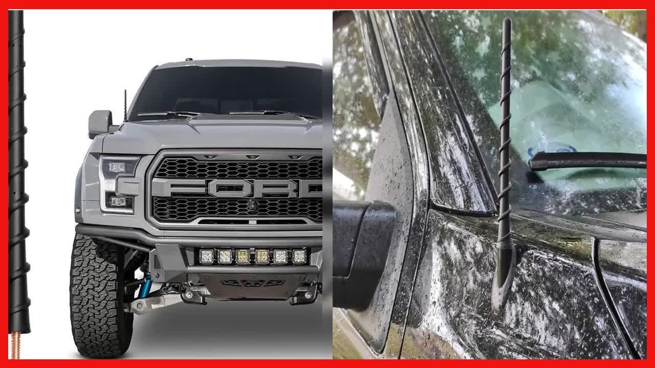 VOFONO Short Antenna for Ford F150 F-150 2009-2022, 7 Inch Spiral Flexible Car Pickup Truck Antenna