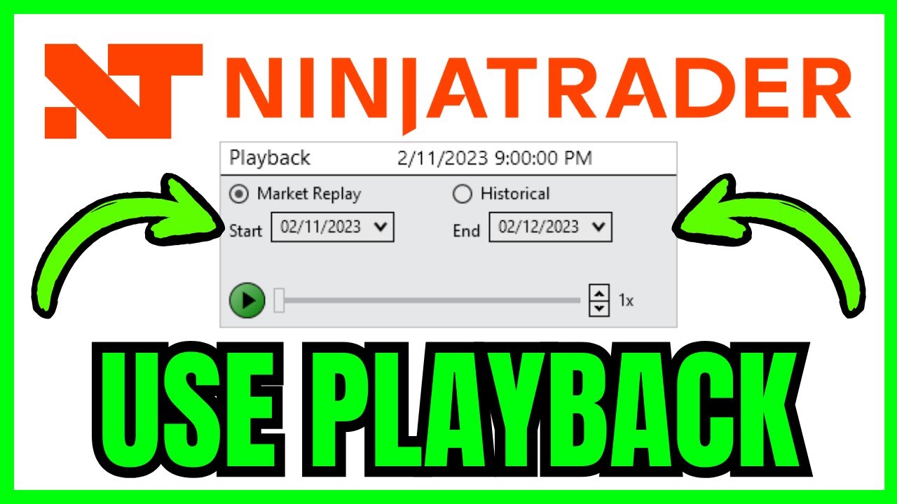 How To USE MARKET PLAYBACK On NinjaTrader (QUICK & EASY) 2026