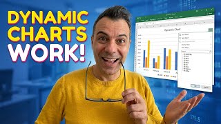 Excel Dynamic Charts: Drop-Down Filters That Actually Work