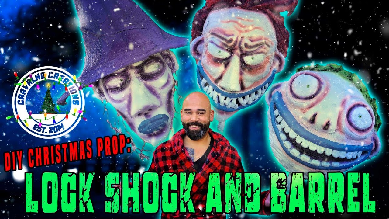 Lock Up Props DIY Christmas Props: Lock Shock and Barrel - YouTube