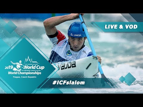 2019 ICF Canoe Slalom World Cup 5 Prague Czech Republic / Heats – C1w, K1m