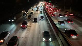 Los Angeles Freeway I-101 (HD 30fps traffic sound)